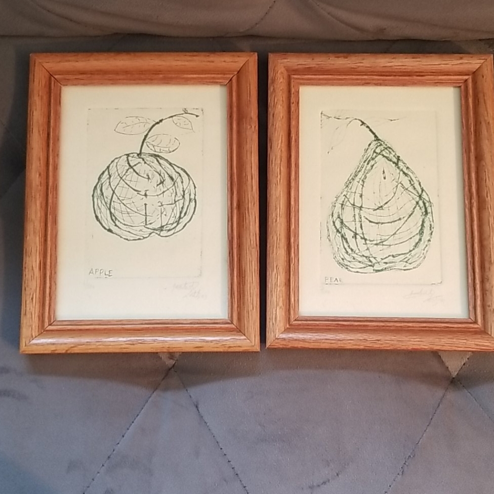 Two framed limited edition lithographs
